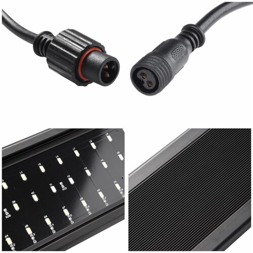 24 Multi-Color 78 LED Aquarium Light Fit For 24-35 Fish Tank Freshwater Perspective: right