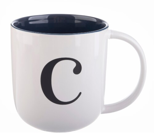 Pacific Market International ABC Monogram Barrel Mug - Assorted Perspective: right