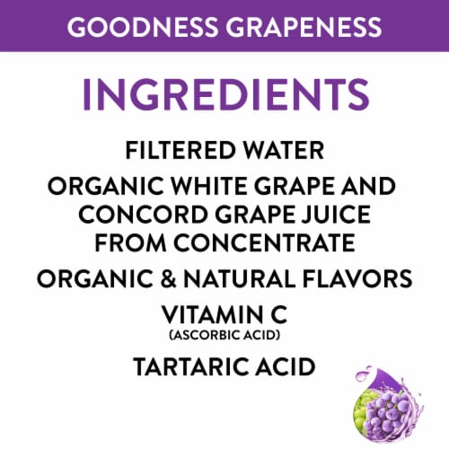 Honest Kids Goodness Grapeness Grape Fruit Juice Perspective: right
