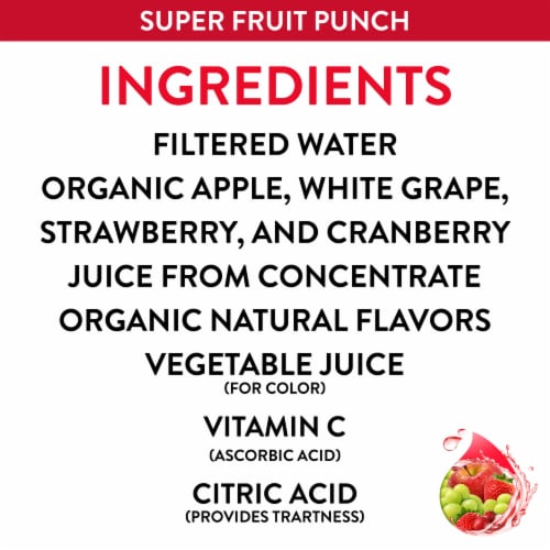 Honest Kids Super Fruit Punch Organic Fruit Juice Perspective: right