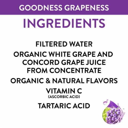 Honest Kids Goodness Grapeness Grape Fruit Juice Perspective: right