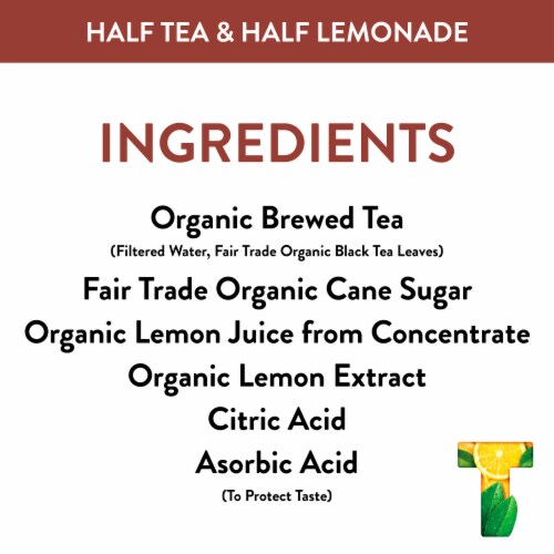 Honest Tea Organic Fair Trade Half Tea & Half Lemonade Perspective: right