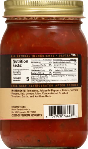 Native Texan Medium Home Style Salsa Perspective: right