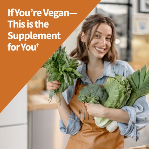 Garden of Life® Vitamin Code® Raw Iron™ Vegan Capsules 22mg Perspective: right