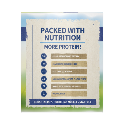 Garden of Life® Organic Raw Meal Vanilla Shake Perspective: right