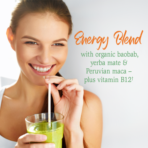 Garden of Life® Perfect Food® Raw Organic Energizer Juiced Green Superfood Powder Perspective: right