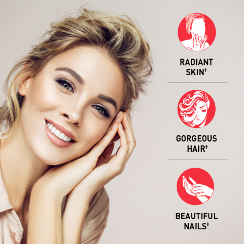 Garden of Life Grass Fed Collagen Beauty Cranberry Pomegranate Hair Skin & Nails Supplement Perspective: right