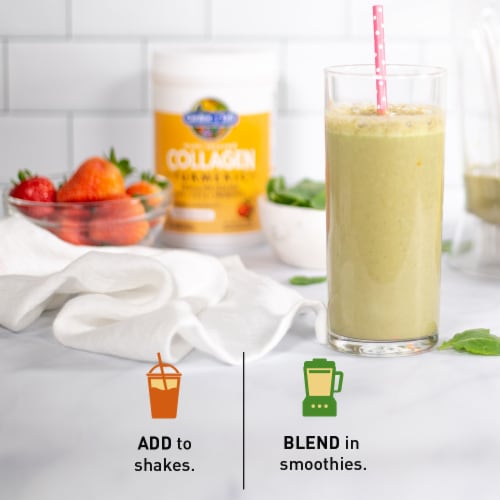 Garden of Life Multi-Sourced Collagen Turmeric, Joints & Mobility, Apple Cinnamon Flavor Powder Perspective: right