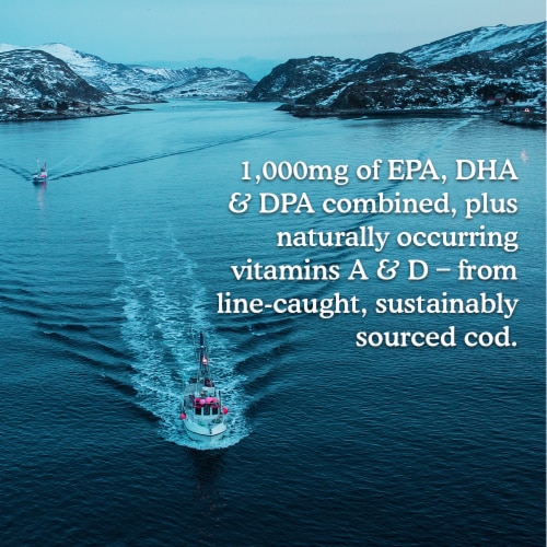 Garden of Life® Dr. Formulated Lemon Flavored Alaskan Cod Liver Oil Perspective: right