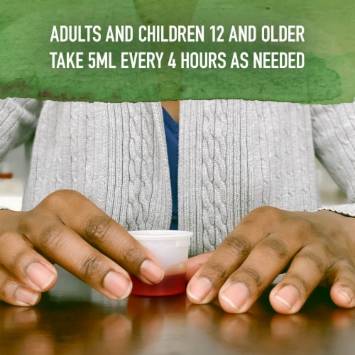 Garden of Life Organics Cough & Mucus Immune Syrup, Elderberry, Echinacea, Zinc, Vitamin C Liquid Perspective: right
