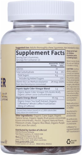 Garden of Life® MyKind Organics Apple Cider Vinegar Energy Vegan Gummies Perspective: right