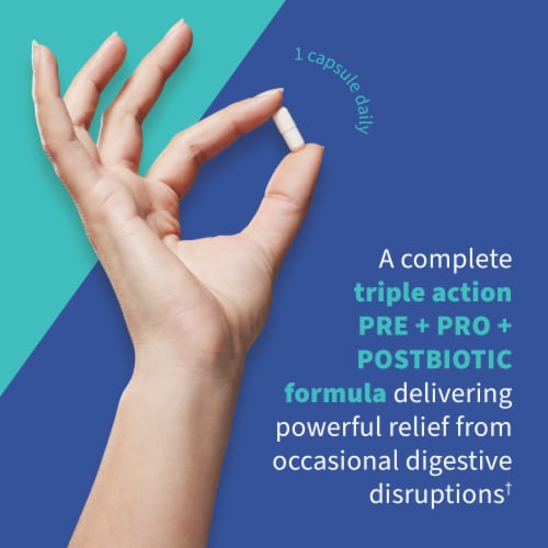 Garden of Life® Dr. Formulated Probiotics Gas & Bloating Pre + Pro + Postbiotics Capsules Perspective: right