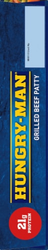Hungry-Man Grilled Beef Patty Frozen Meal Perspective: right