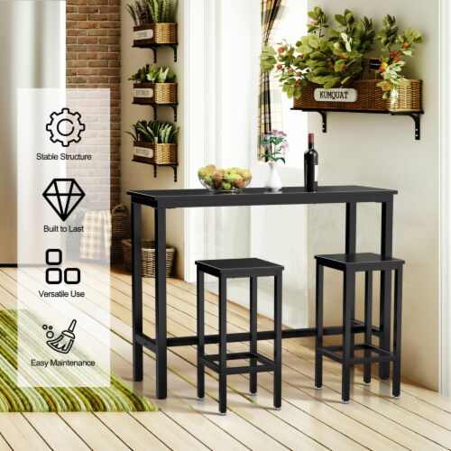 Black bar table set 2025