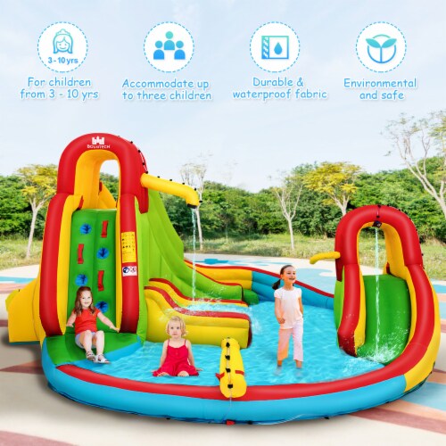 Toddler inflatable deals water slide