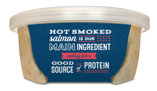 Honey Smoked Fish Co. Original Honey Smoked Salmon Spread & Dip Perspective: right