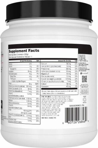 Muscle Milk Pro Series Slammin Strawberry Artificially Flavored Protein Powder Supplement Perspective: right