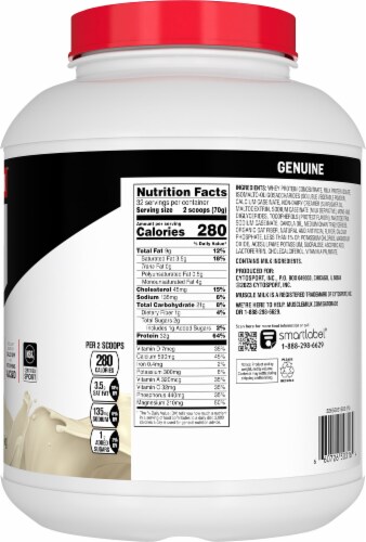 Muscle Milk® Vanilla Creme Genuine Protein Powder Perspective: right