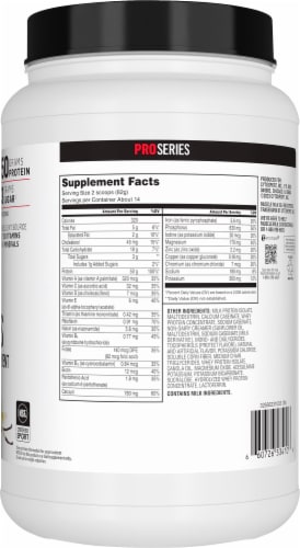 Muscle Milk® Intense Vanilla Protein Powder Perspective: right