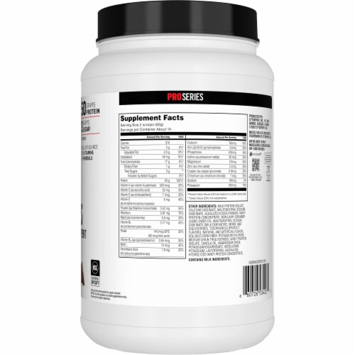 Muscle Milk® Pro Series Knockout Chocolate Protein Powder Perspective: right