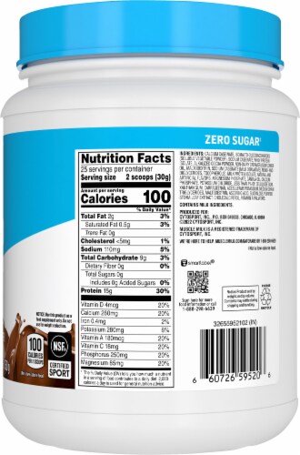 Muscle Milk 100 Calorie Chocolate Protein Powder Perspective: right