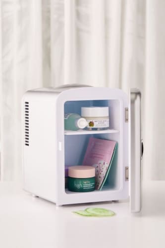 Uber Appliance Mini Fridge 6-can portable refrigerator|cooler/warmer|Bedroom/dorm/RV Perspective: right