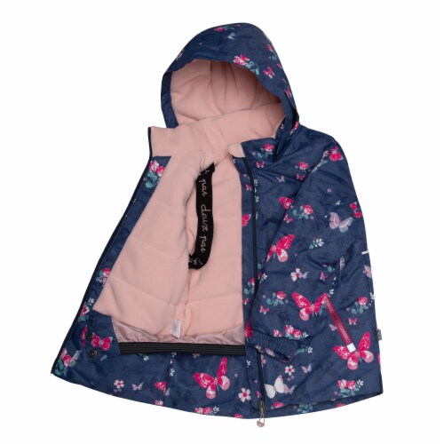 Two Piece Snowsuit With Butterflies Print Perspective: right