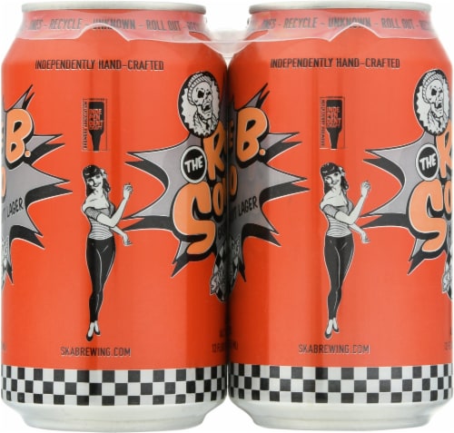 Ska Brewing Co. The Rue B. Soho Grapefruit Lager Beer Perspective: right