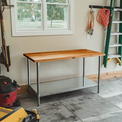 John boos wood discount top work table