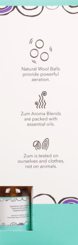 Zum® Sea Salt Scent Wool Dryer Balls Perspective: right