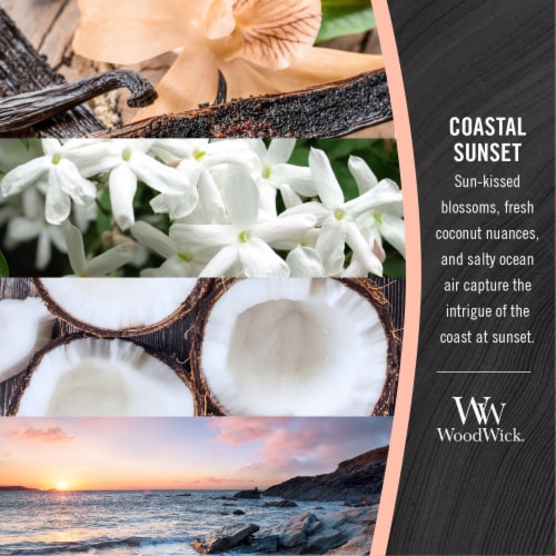 WoodWick® Coastal Sunset Jar Candle Perspective: right