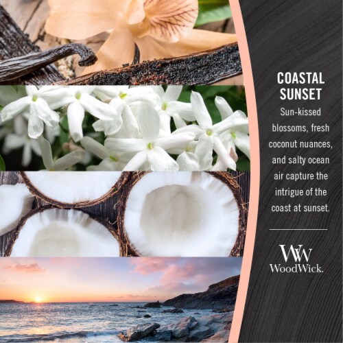 WoodWick® Coastal Sunset Jar Candle Perspective: right