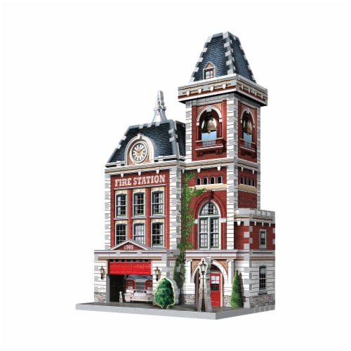 Wrebbit Urbania Collection Fire Station 3D Puzzle Perspective: right