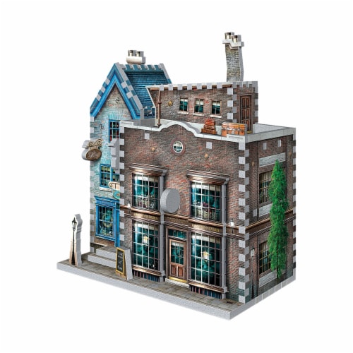 Wrebbit Harry Potter Daigon Alley Collection Ollivander's Wand Shop & Scribbulus 3D Puzzle Perspective: right