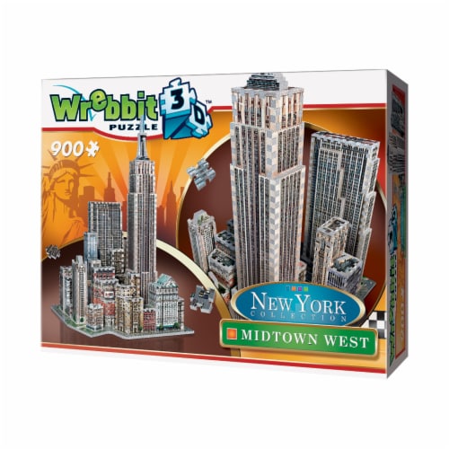 Wrebbit New York Collection Midtown West 3D Puzzle Perspective: right