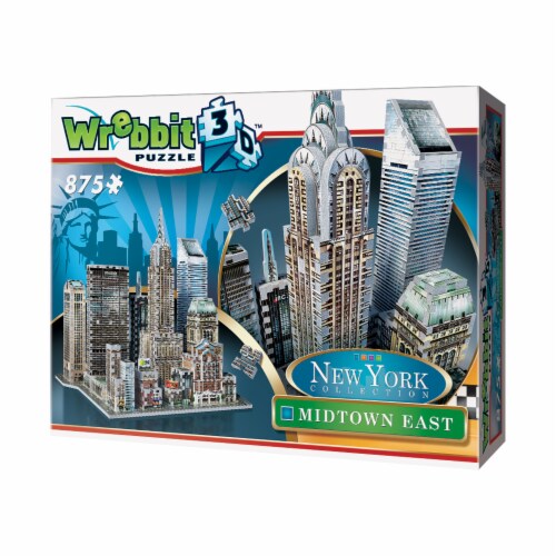 Wrebbit New York Collection Midtown East 3D Puzzle Perspective: right