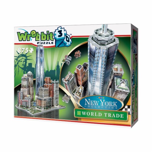 Wrebbit New York Collection World Trade Center 3D Puzzle Perspective: right