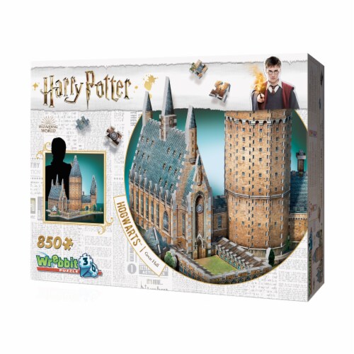 Wrebbit Harry Potter Collection Hogwarts Great Hall 3D Puzzle Perspective: right