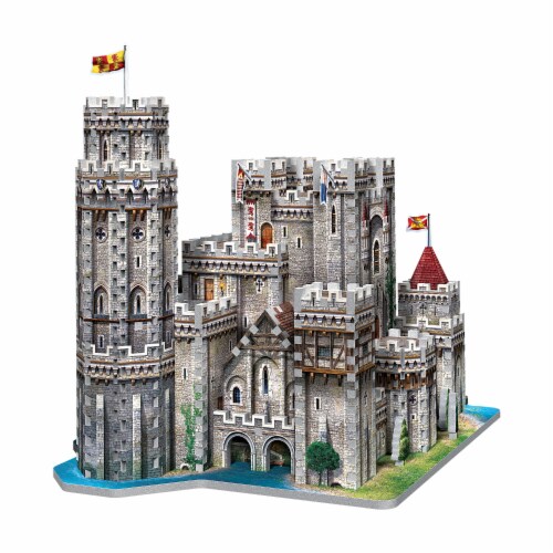 Wrebbit King Arthur Camelot 3D Puzzle Perspective: right