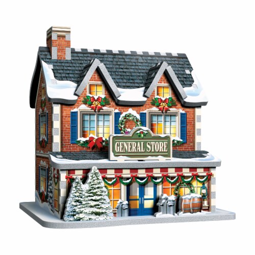Wrebbit Christmas Village 3D Puzzle Perspective: right