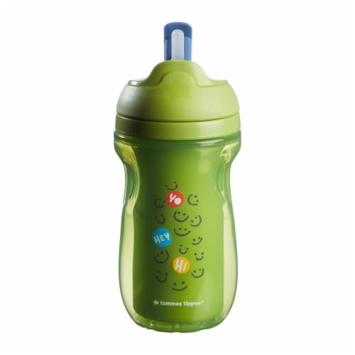 Tommee Tippee Insulated Sportee Toddler Water Bottle with Handle, Boy 12m+, 2ct, Blue