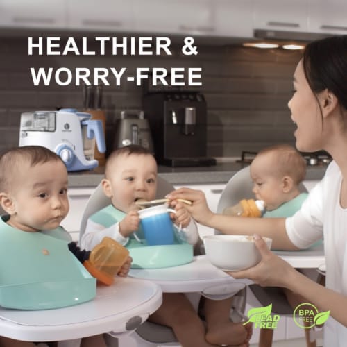 Ventray Baby Food Maker, All-in-One Baby Food Processor, Peach