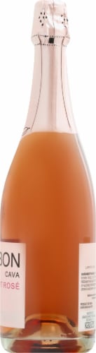 Dibon Cava Brut Rose Wine Perspective: right