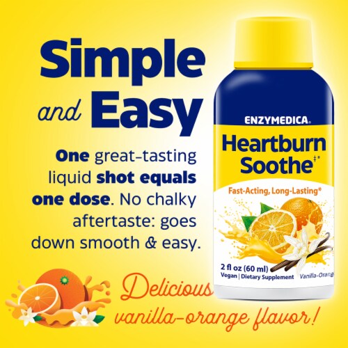 Enzymedica® Heartburn Soothe Shots Perspective: right