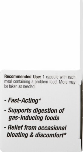Enzymedica® BeanAssist™ Gas Bloating & Discomfort Dietary Supplement Perspective: right
