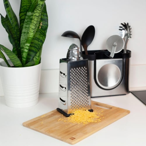 Zulay Kitchen Manual Rotary Cheese Grater with Handle - White, 1