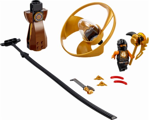 Lego Ninjago Masters of Spinjitzu Airjitzu Cole Flyer - 47 Piece Perspective: right