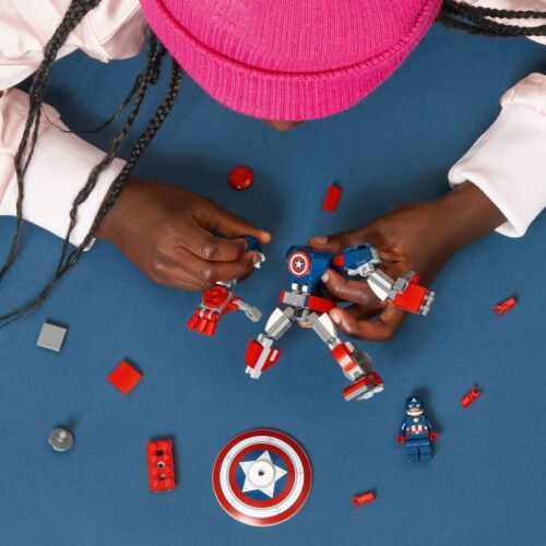 LEGO® Marvel Avengers Captain America Mech Armor Building Set Perspective: right