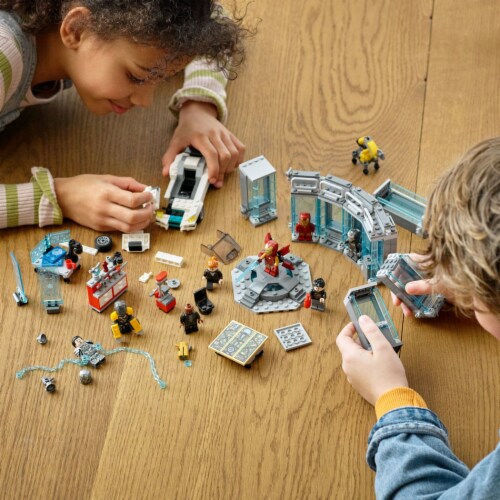 LEGO® Marvel The Infinity Saga Iron Man Armory Building Toy Perspective: right