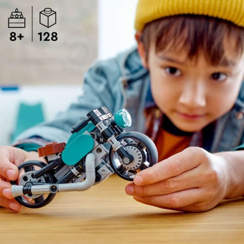 LEGO® Creator 3-in-1 Vintage Motorcycle Building Set Perspective: right